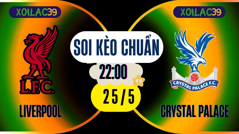 Soi kèo Liverpool vs Crystal Palace trận cầu hấp dẫn Ngoại hạng Anh